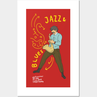 Jazz and Blues Posters and Art